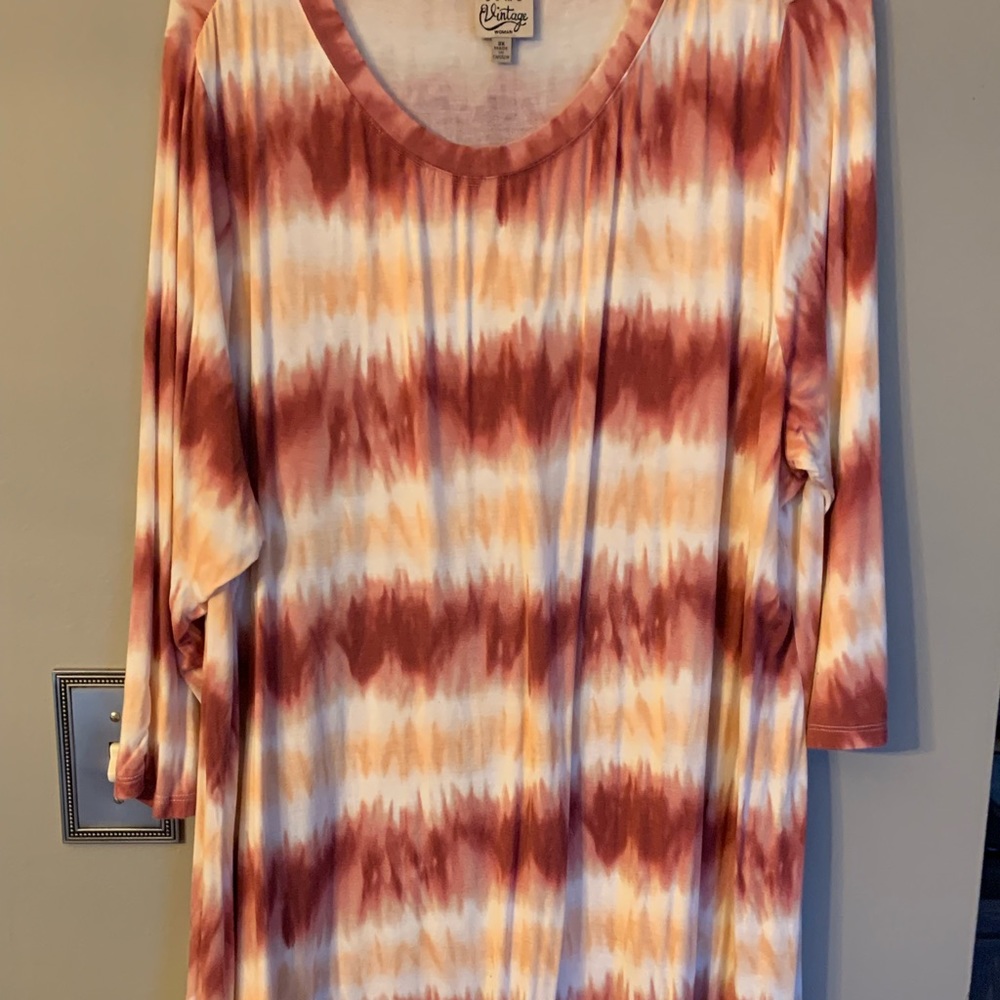 Tie dyed tunic